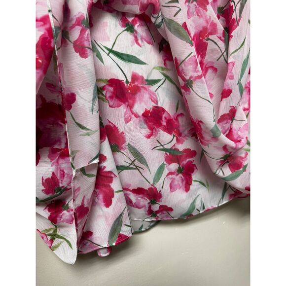 MISA LOS ANGELES Nika Floral Printed Midi Dress, Sz L - Picture 8 of 13